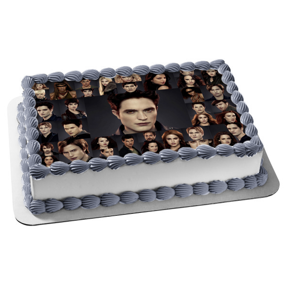 The Twilight Saga: Breaking Dawn Part 2 Edward Alice Jasper Bella Zafrina Edible Cake Topper Image ABPID54597 Fashion