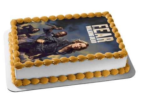 Fear the Walking Dead Morgan Alicia Madison Edible Cake Topper Image ABPID54456 Cheap