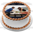 The Twilight Saga: Breaking Dawn Part 1 Edward and Bella Playing Chess Edible Cake Topper Image ABPID54582 Discount