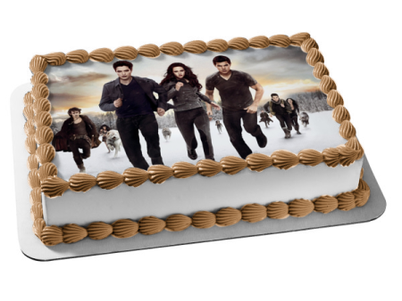 The Twilight Saga: Breaking Dawn Part 2 Bella Jacob Edward Edible Cake Topper Image ABPID54593 Cheap