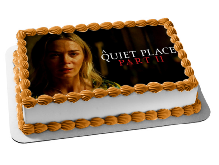 A Quiet Place Part II Evelyn Abbot Edible Cake Topper Image ABPID54480 Online Sale