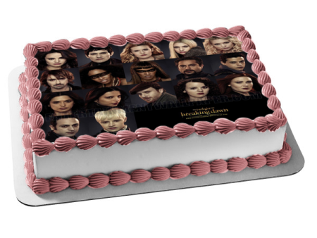 The Twilight Saga: Breaking Dawn Part 2 Vladimir Irina Benjamin Tia Zafrina Edible Cake Topper Image ABPID54578 Discount