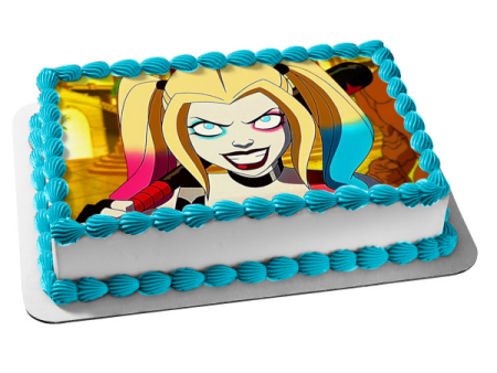 Harley Quinn TV Series Edible Cake Topper Image ABPID54491 For Discount