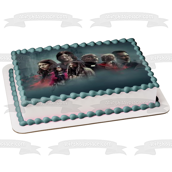 The Walking Dead Maggie Daryl Carol Negan Ezekiel Father Gabriel Princess Edible Cake Topper Image ABPID54428 Sale