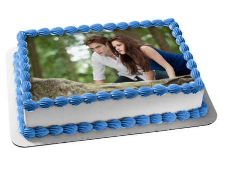 The Twilight Saga: Breaking Dawn Part 2 Edward Bella Edible Cake Topper Image ABPID54595 Online Hot Sale