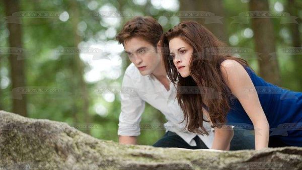 The Twilight Saga: Breaking Dawn Part 2 Edward Bella Edible Cake Topper Image ABPID54595 Online Hot Sale