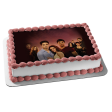 The Twilight Saga: Breaking Dawn Part 1 Edward Bella Emmet Rosalie Jacob Alice Jasper Carlisle Esme Edible Cake Topper Image ABPID54584 Online Sale