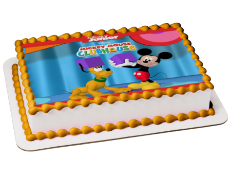 Mickey Mouse Clubhouse Goofy Edible Cake Topper Image ABPID54499 Online Hot Sale