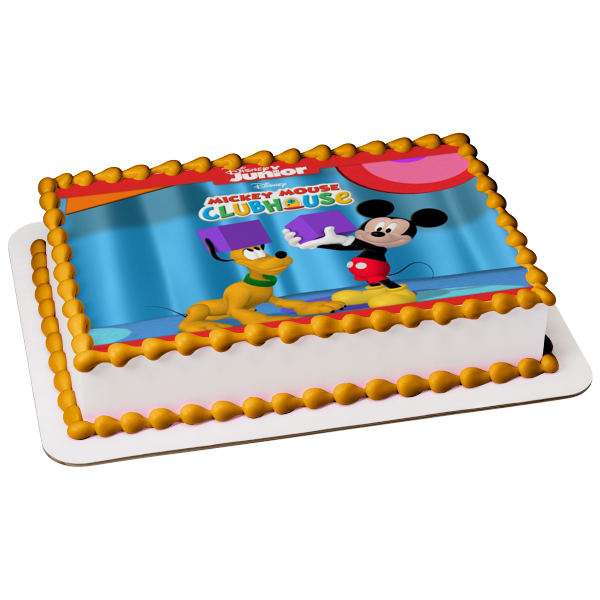 Mickey Mouse Clubhouse Goofy Edible Cake Topper Image ABPID54499 Online Hot Sale