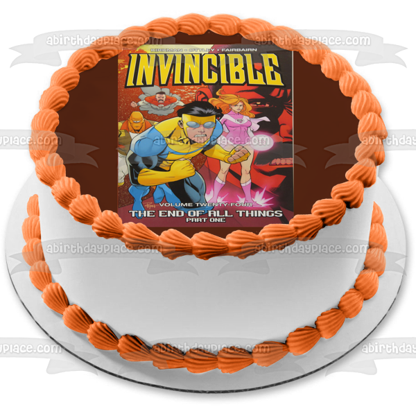 Invincible Omni-Man Samantha Eve Edible Cake Topper Image ABPID54392 For Discount