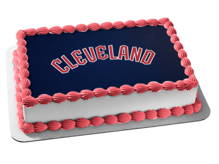 Cleveland Guardians Edible Cake Topper Image ABPID54366 For Cheap