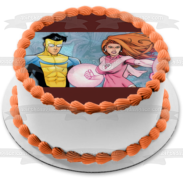 Invincible Omni-Man Samantha Eve Edible Cake Topper Image ABPID54391 Cheap