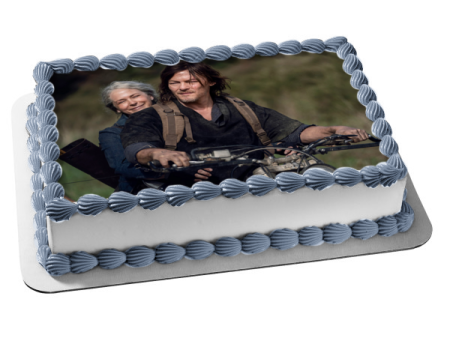 The Walking Dead Carol Daryl Edible Cake Topper Image ABPID54432 Supply