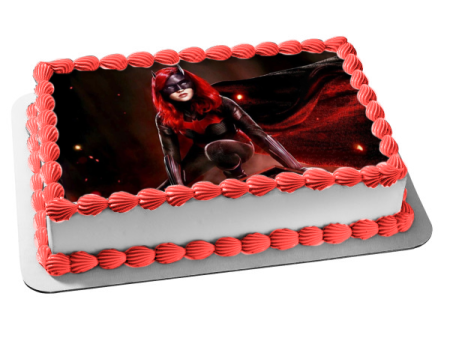 Batwoman DC Comics Edible Cake Topper Image ABPID54404 Online Hot Sale