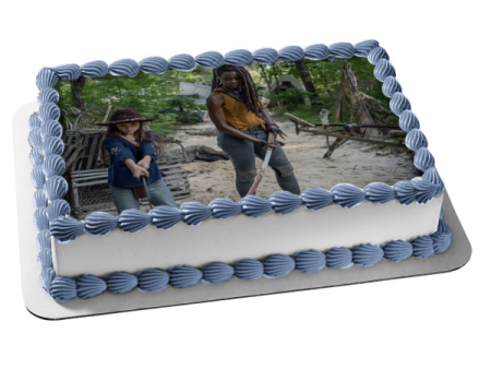 The Walking Dead Michone Judith Edible Cake Topper Image ABPID54441 Cheap