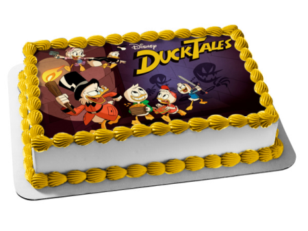 Disney Duck Tales Huey Duey Louie Scrooge McDuck Edible Cake Topper Image ABPID54378 Online