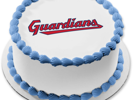 Cleveland Guardians Logo Edible Cake Topper Image ABPID54367 Online Sale