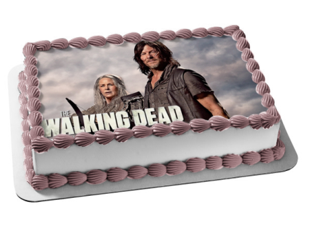 The Walking Dead Carol and Daryl Edible Cake Topper Image ABPID54437 Sale