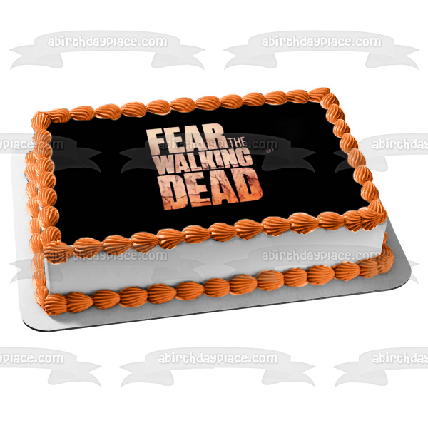 Fear the Walking Dead Edible Cake Topper Image ABPID54452 Cheap