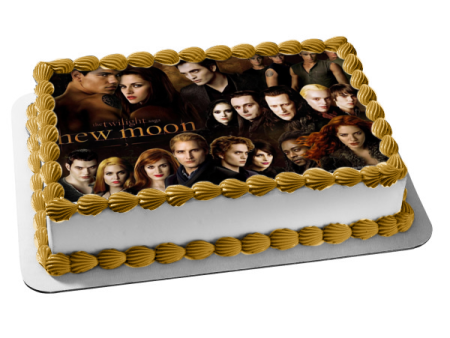 The Twilight Saga: New Moon Jacob Bella Edward Victoria Edible Cake Topper Image ABPID54553 Online