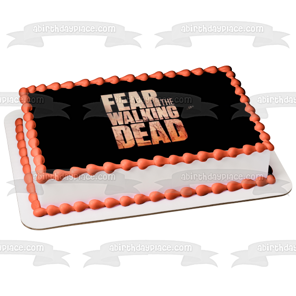 Fear the Walking Dead Edible Cake Topper Image ABPID54452 Cheap