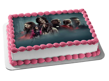 The Walking Dead Maggie Daryl Carol Negan Ezekiel Father Gabriel Princess Edible Cake Topper Image ABPID54428 Sale