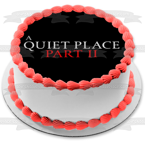 A Quiet Place Part II Edible Cake Topper Image ABPID54479 Sale