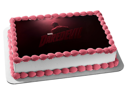 Marvel Daredevil Edible Cake Topper Image ABPID54490 Online