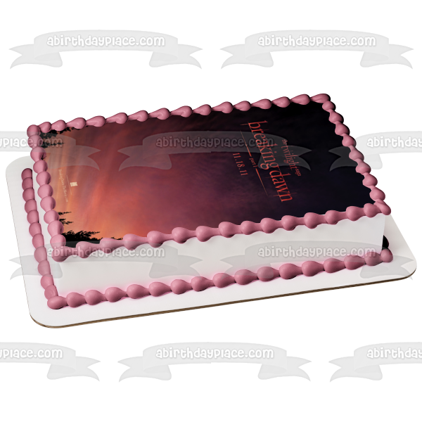 The Twilight Saga: Breaking Dawn Part 1 Edible Cake Topper Image ABPID54583 Online now