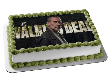 The Walking Dead Negan Edible Cake Topper Image ABPID54446 Cheap