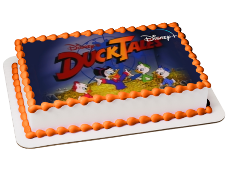 Duck Tales Scrooge McDuck Huey Duey Louie Edible Cake Topper Image ABPID54379 For Sale