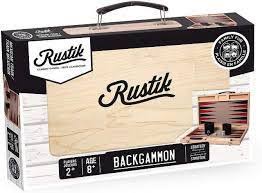 Backgammon Wooden Suitcase For Sale