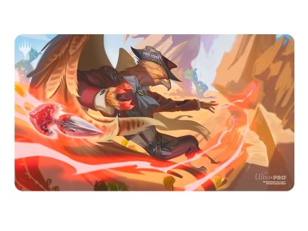 Playmat: Magic the Gathering: Outlaws of Thunder Junction Playmat Red Online Hot Sale