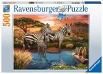 Zebras at Waterhole - 500pc Online now