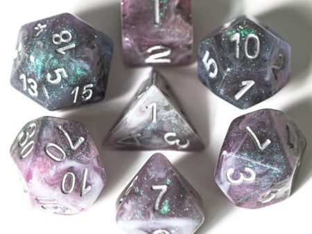 Aurora Borealis RPG Dice Set For Cheap