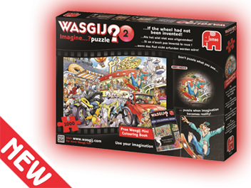 1000 PCS Wasgij Imagine #2 If the Wheel For Sale