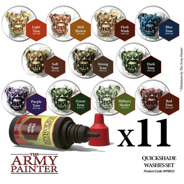 Warpaints Quickshade Washes Set Online