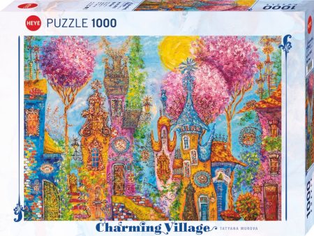 Charming Village: Pink Trees 1000pc Cheap