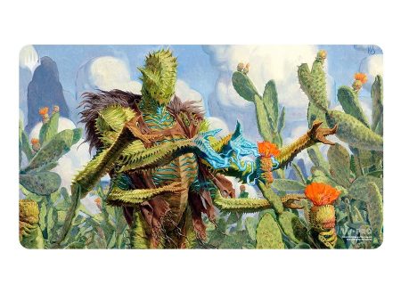 Outlaws of Thunder Junction Bristly Bill, Spine Sower Standard Gaming Playmat for Magic: The Gathering Online now