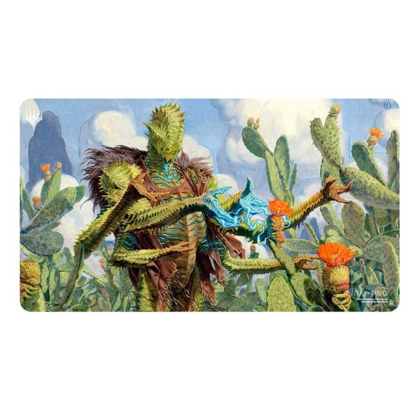 Outlaws of Thunder Junction Bristly Bill, Spine Sower Standard Gaming Playmat for Magic: The Gathering Online now