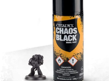 Chaos Black Paint Spray - 280g For Discount