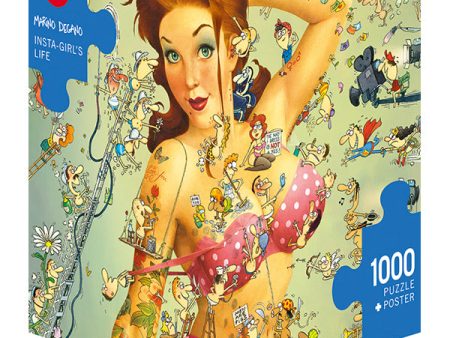 1000 pcs, Insta-Girl s life, Degano Online Hot Sale