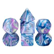 Blooming Violets RPG Dice Set Supply