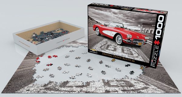 1959 Corvette Driving - 1000pc For Discount