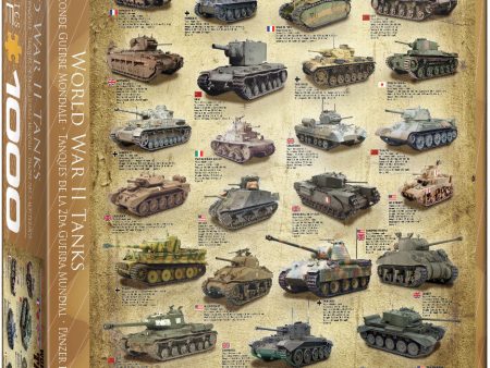 World War II Tanks - 1000pc Sale