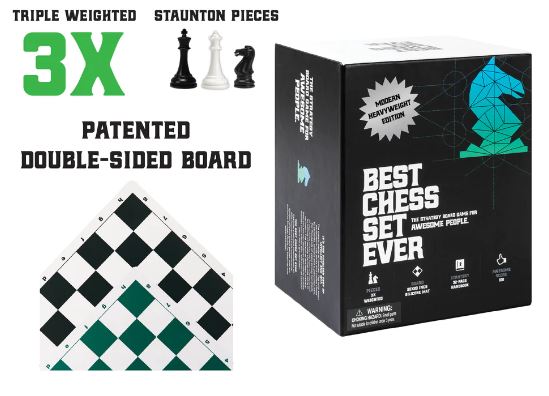 Best Chess Set Ever: Modern Heavyweight Edition Online now