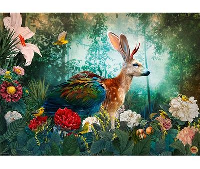 1000 pcs, Jackalope, Fauna Fantasies For Sale