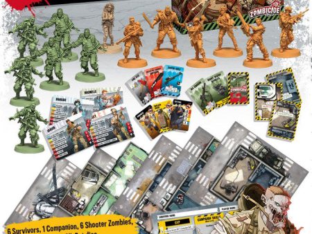 Zombicide - Fort Hendrix - Campaign Expansion Hot on Sale